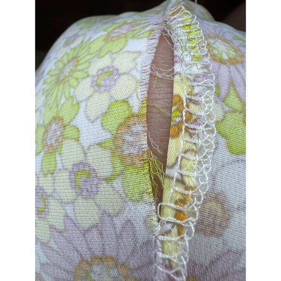 NWT Zara slip dress floral retro 60s 70s hippie spaghetti strap size SMALL *flaw - Picture 14 of 14